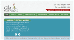 Desktop Screenshot of gilahealth.com