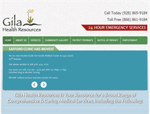 Tablet Screenshot of gilahealth.com